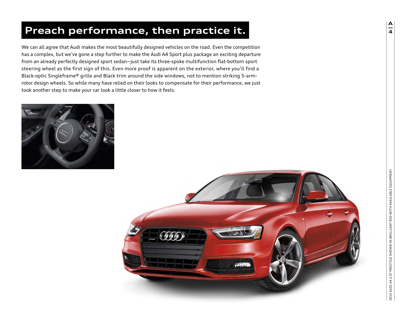 2015 Audi A4 Brochure Page 40